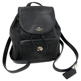Coach Billy Calf Rucksack Schwarz