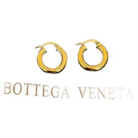Orecchini a cerchio Bottega Veneta D'oro Metallico