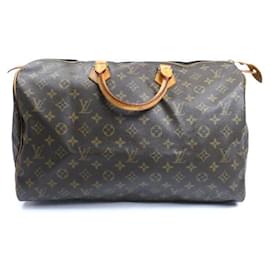 Louis Vuitton-Louis Vuitton Speedy 40 Monogram Boston Bag-Brown