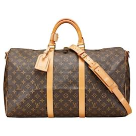 Louis Vuitton-Louis Vuitton Monogram Keepall Bandouliere 2way Boston Bag M41416-Brown