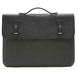 Hermès-Hermes Serviette 57 Epsom Briefcase-Black