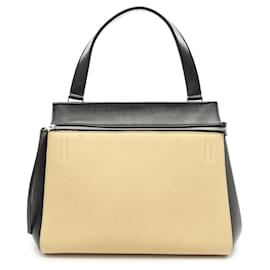 Céline Celine EDGE MEDIUM Lederhandtasche Gelb