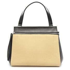 Céline Borsa in pelle Celine EDGE MEDIUM Giallo