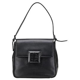 Givenchy-Givenchy Leather 4G Logo Shoulder Bag-Black