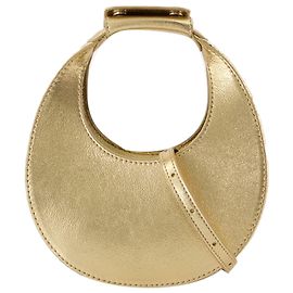Sac Good Night Moon - Staud - Cuir - Or Doré Métallisé