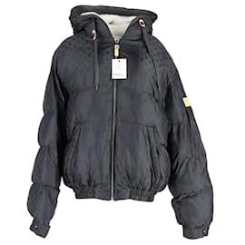 Louis Vuitton Monogram Down Jacket in Black Polyamide Grey