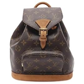Louis Vuitton-Louis Vuitton Mini Montsouris Monogram Backpack-Brown
