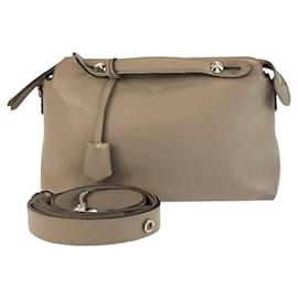 Fendi-Fendi By The Way Leather 2way Bag-Brown,Beige