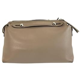 Fendi-Fendi By The Way Leather 2way Bag-Brown,Beige