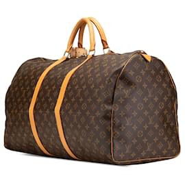 Louis Vuitton-Louis Vuitton Monogram Keepall 60-Brown