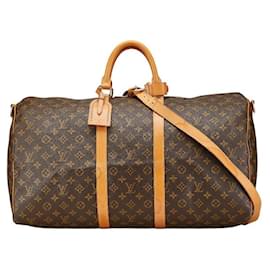 Louis Vuitton-Louis Vuitton Monogram Keepall Bandouliere 2way Bag M41414-Brown