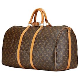 Louis Vuitton-Louis Vuitton Monogram Keepall Bandouliere 2way Bag M41414-Brown