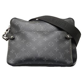 Sac à bandoulière Trio Messenger Monogram Eclipse Reverse Louis Vuitton M69443 Noir