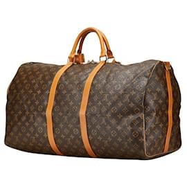 Louis Vuitton-Louis Vuitton Keepall 60 Monogram 2way Boston Bag-Brown
