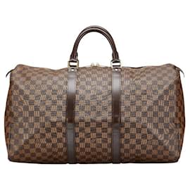 Louis Vuitton-Louis Vuitton Keepall 50 Damier Boston Bag-Brown
