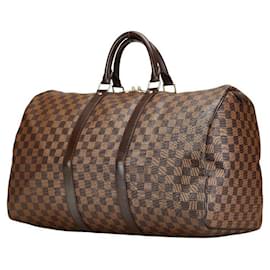 Louis Vuitton-Louis Vuitton Keepall 50 Damier Boston Bag-Brown