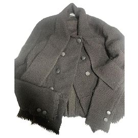 Dolce & Gabbana Woollen Bouclè Jacket Black