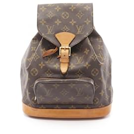 Louis Vuitton-Louis Vuitton Montsouris Monogram Backpack-Brown
