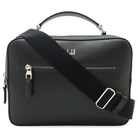 Alfred Dunhill Dunhill Cadogan Calf Leather 2way Handbag Black