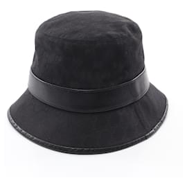Gucci-Chapéu Gucci GG Canvas GG Marmont Poliéster/Algodão 576587-Preto
