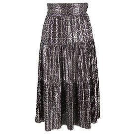 Ba&Sh Prisca Midi-Rock aus mehrfarbigem Polyester Mehrfarben