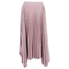 Falda midi plisada Joseph Ade en poliéster rosa Castaño Rosa