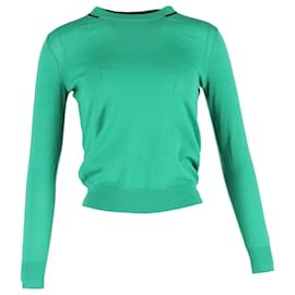 Joseph Pullover aus grüner Wolle Grün