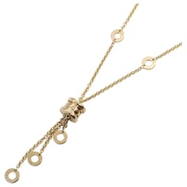 Bulgari Bvlgari 18K Gelbgold B-zero1 Element Halskette Golden Metallisch