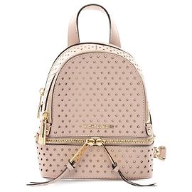 Mochila de couro RHEA Michael Kors 30H7GEZB1U Rosa