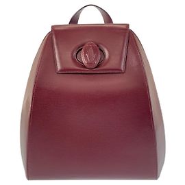 Leder-Rucksack Cartier Must Line 500927 Braun