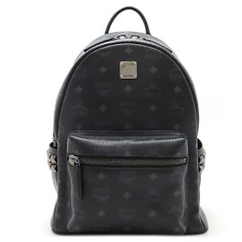 MCM Coated Canvas Visetos Stark Backpack MMKAAVE15BK001 Black