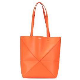 Borsa Tote Puzzle in Pelle Loewe Arancione