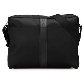 Hermès Borsa a spalla Hermes Toilachevron Acapulco Basas MM Nero