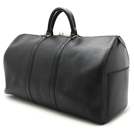 Louis Vuitton-Louis Vuitton Epi Keepall 50 Travel Bag M42962-Black