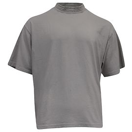 Camiseta de cuello redondo con logo de Acne Studios en algodón gris Gris