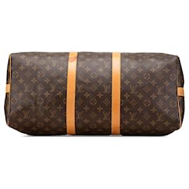 Louis Vuitton-Louis Vuitton Monogram Keepall Bandouliere 50-Brown