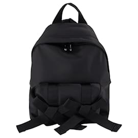 Bow Front Backpack - Simone Rocha - Nylon - Black Black
