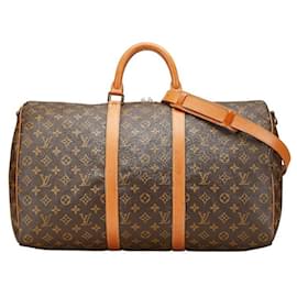 Louis Vuitton-Louis Vuitton Monogram Keepall Bandouliere 2way Bag M41416-Brown