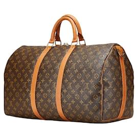 Louis Vuitton-Louis Vuitton Monogram Keepall Bandouliere 2way Bag M41416-Brown