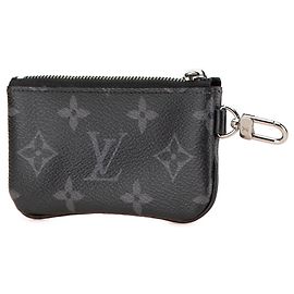 Schlüsselanhänger Messenger Trio Monogram Eclipse Reverse Louis Vuitton Grau