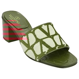 Valentino Garavani-Valentino Vlogo Heel Slides Red-Red