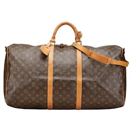 Louis Vuitton-Louis Vuitton Monogram Keepall Bandouliere 2way Boston Bag M41412-Brown