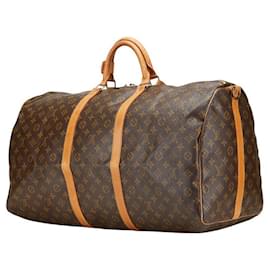 Louis Vuitton-Louis Vuitton Monogram Keepall Bandouliere 2way Boston Bag M41412-Brown