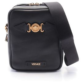 Versace Leather Medusa Shoulder Bag 10007211A031901B00V Black