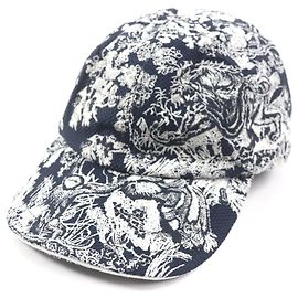 Christian Dior Dior D-PLAYER Hat Cotton Polyethylene White