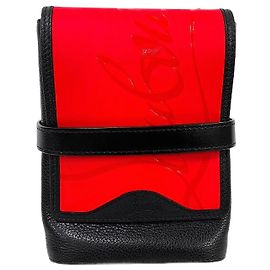 Christian Louboutin Benech Reporter Shoulder Bag Black