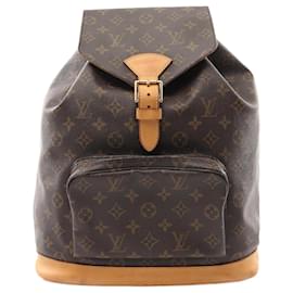 Louis Vuitton-Louis Vuitton Monogram Montsouris GM Backpack M51135-Brown