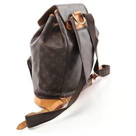 Louis Vuitton-Louis Vuitton Monogram Montsouris GM Backpack M51135-Brown