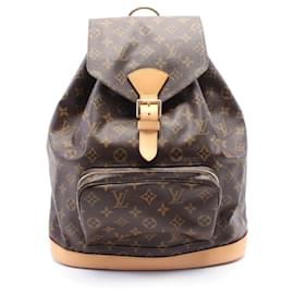 Louis Vuitton-Louis Vuitton Monogram Montsouris GM Backpack M51135-Brown