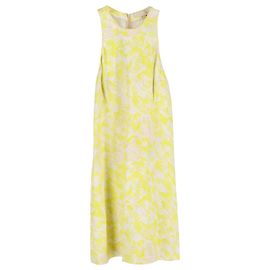 Vestido midi estampado floral Vanessa Bruno en algodón amarillo Otro